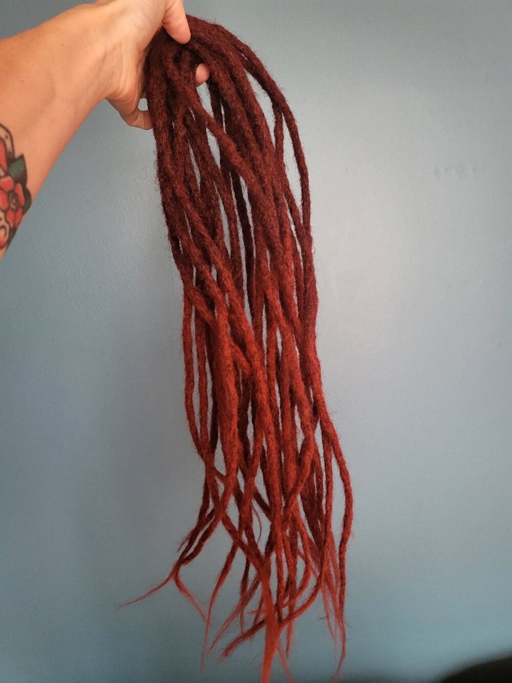 12 double ended dreadlock extensions
